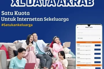XL Data Akrab Satu Kuota Untuk Internetan Keluarga