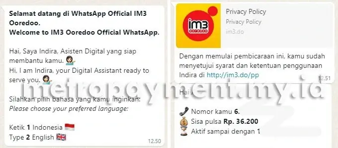 Cara Mengecek Pulsa Indosat Metro