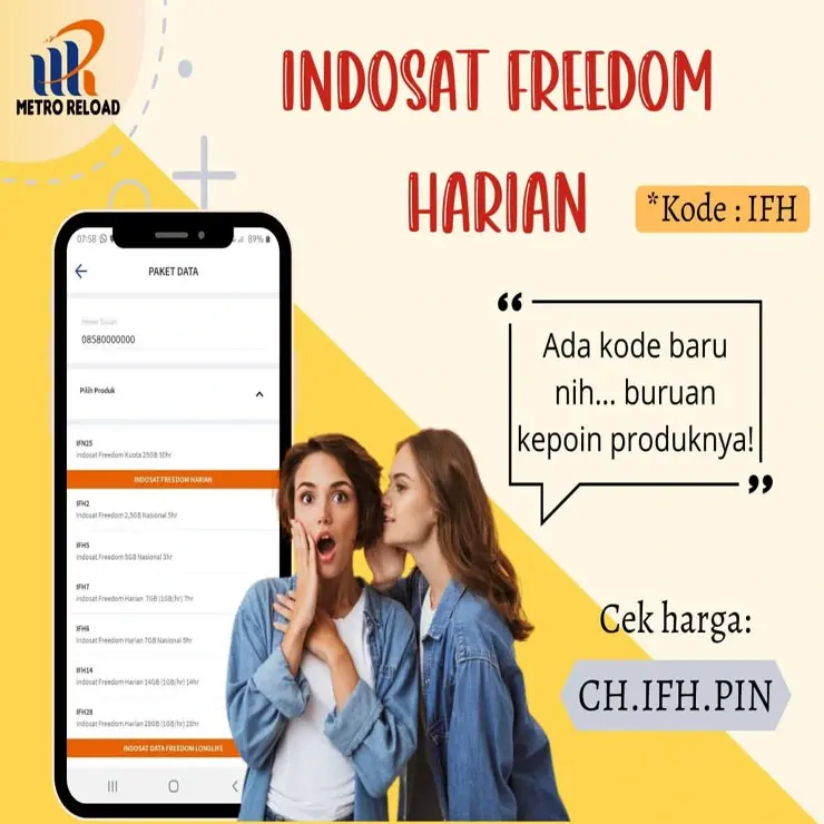 harga paket freedom indosat harian 2022